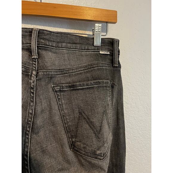 Mother The Tomcat Ankle Straight Jeans Beam Me Up Gray 29 - Picture 7 of 11